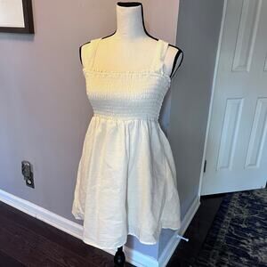 American Eagle outfitters cream mini dress size s